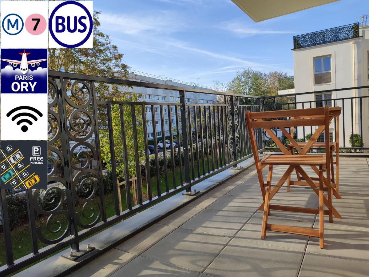 Chambre Privee Dans Un Nouvel Appartement Partage Pres De Paris Avec Parking Gratuit Шевили-Лару Екстериор снимка